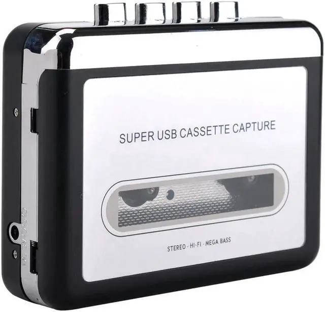 Alt view image 2 of 6 - JAENFONG Mini walkman player cassette tape to cd MP3 USB casstte converter, convert analog audio to MP3 WMV format through computerR