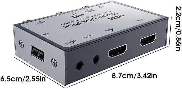 Alt view image 5 of 6 - JAENFONG Ezcap 312 USB HDMI-compatible Video Capture Card With Volume Adjust 1080p 60fps Livestreaming Game Console Video Grabber Box