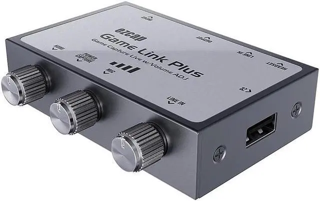 Alt view image 4 of 6 - JAENFONG Ezcap 312 USB HDMI-compatible Video Capture Card With Volume Adjust 1080p 60fps Livestreaming Game Console Video Grabber Box