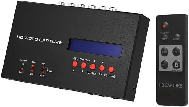 Alt view image 4 of 6 - JAENFONG Ezcap283S YPbPr Recorder Box With Scheduled Recording 1080P HDMI-compatible Game Capture for XBOX One/360 PS3 HD Video Capture