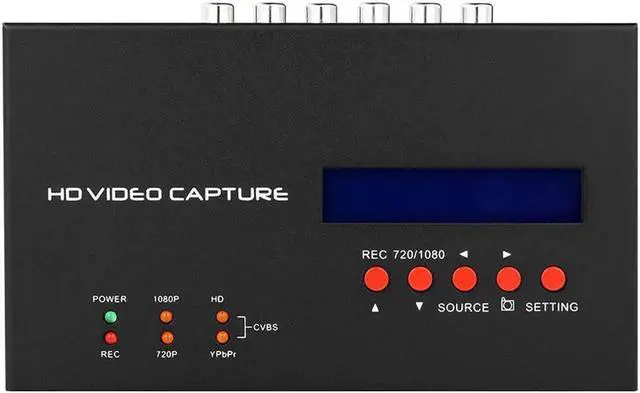 Alt view image 6 of 6 - JAENFONG Ezcap283S YPbPr Recorder Box With Scheduled Recording 1080P HDMI-compatible Game Capture for XBOX One/360 PS3 HD Video Capture
