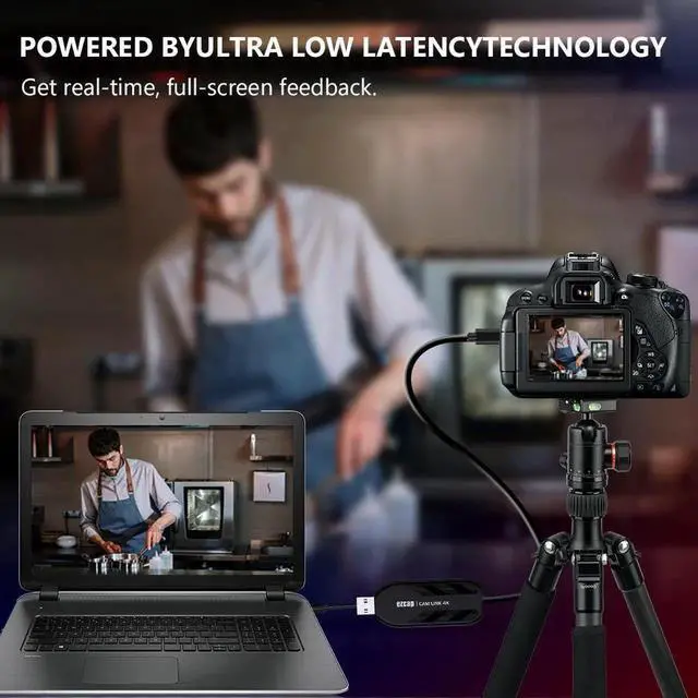 Alt view image 6 of 6 - JAENFONG ezcap331 HDMI Video Capture Broadcast Live Record via DSLR Camcorder or Action Cam, 1080p 120hz or 4K at 30 FPS USB 3.0