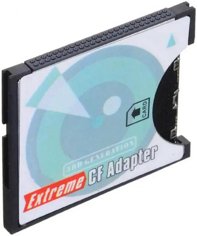 Alt view image 3 of 7 - JAENFONG Camera SD SDHC SDXC to High-Speed Extreme Compact Flash CF Type I Memory Card Adapter