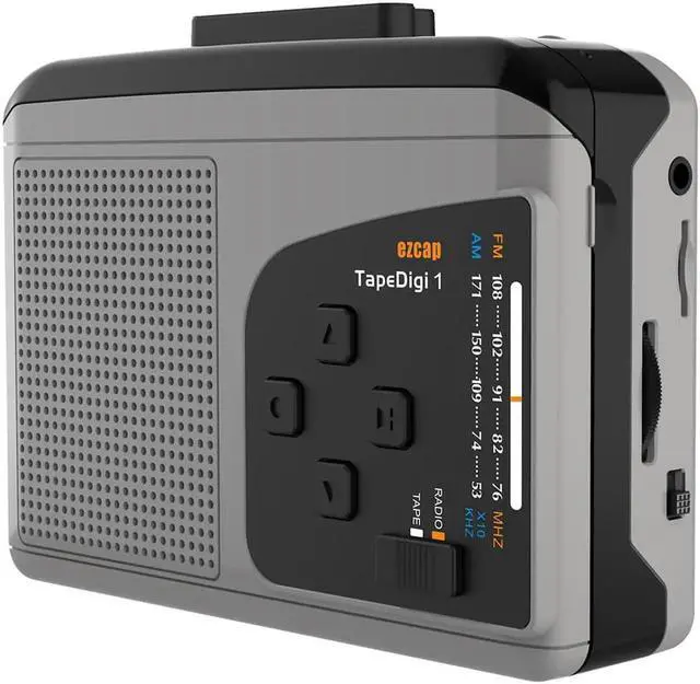 Alt view image 3 of 6 - JAENFONG Ezcap Original Tape Walkman Cassette Player AM/FM Radio Record,Cassette To MP3 Converter To Micro SD Card Audio Capture Card Box