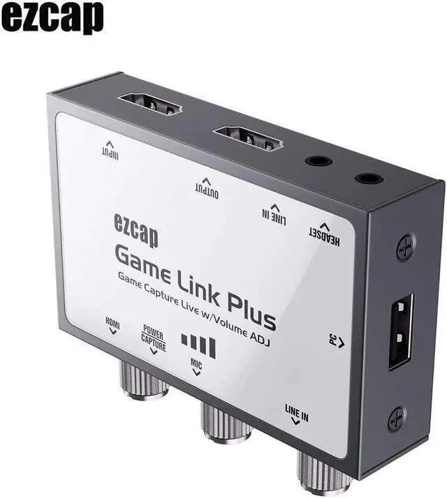Main image of JAENFONG Ezcap312 HDMI Loop Capture Card USB 2.0 Audio Video Recording Box for XBox PS3 PS4 Switch PC Game Live Streaming Line In Mic IN