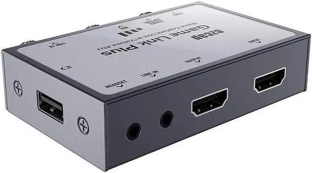 Alt view image 2 of 6 - JAENFONG Ezcap312 HDMI Loop Capture Card USB 2.0 Audio Video Recording Box for XBox PS3 PS4 Switch PC Game Live Streaming Line In Mic IN