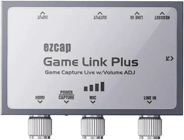 Alt view image 5 of 6 - JAENFONG Ezcap312 HDMI Loop Capture Card USB 2.0 Audio Video Recording Box for XBox PS3 PS4 Switch PC Game Live Streaming Line In Mic IN