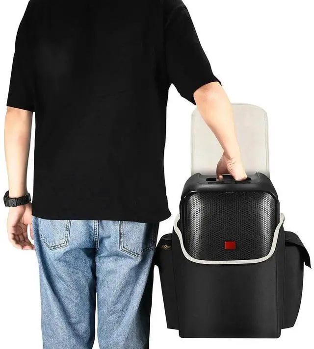 Alt view image 2 of 4 - Large Capacity Carrying Bags Adjustable Shoulder Strap Waterproof Travel Case Multifunctional for JBL PartyBox Encore Essential