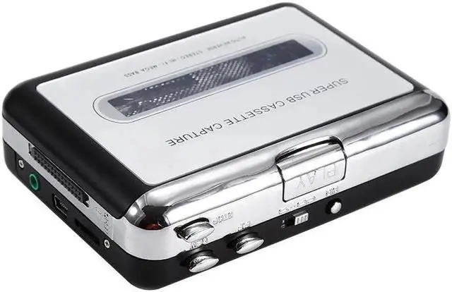 Alt view image 4 of 6 - JAENFONG Cassette Capture Radio Player Cassette Tape to MP3 Converter Capture Audio Music Player Tape Cassette Recorder Via USB