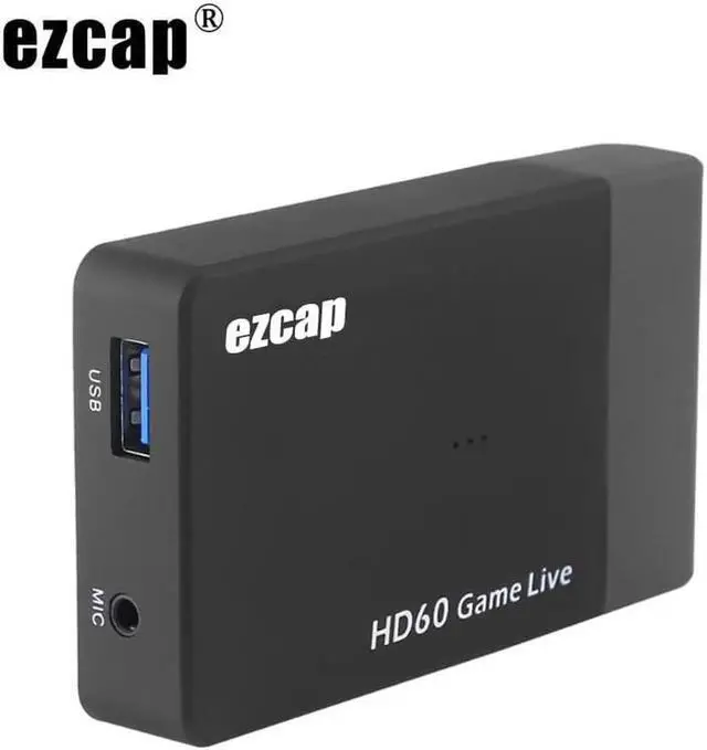 Main image of JAENFONG 1080P 60fps 4K Video Capture Card HDMI To USB 3.0 Record Box for PS4 DVD Camera PC Game Recording Live Streaming HDMI Loop Mic