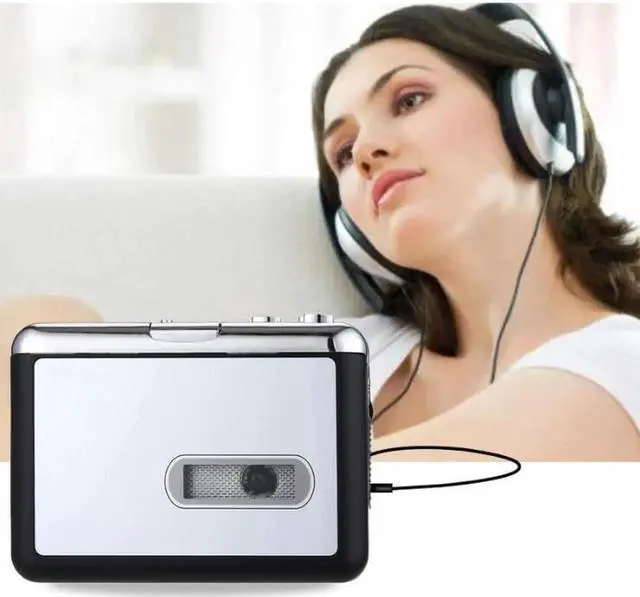 Alt view image 3 of 6 - JAENFONG USB Cassette Tape Music Audio Player to MP3 Converter Tapes Cassette Player Recorder Save MP3 File to USB Flash/USB