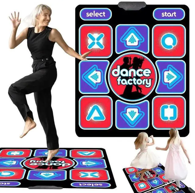 Alt view image 2 of 4 - Dance Mat Non-Slip Electronic Dance Pad Family Music Game Mat Dancing Pad for Kids and Adults for Exercise & Games for PC TV