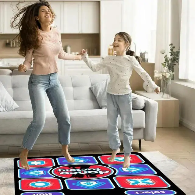 Alt view image 4 of 4 - Dance Mat Non-Slip Electronic Dance Pad Family Music Game Mat Dancing Pad for Kids and Adults for Exercise & Games for PC TV