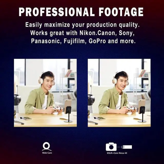 Alt view image 6 of 6 - JAENFONG Y&H HDMI Video Capture, Broadcast Live, Record via DSLR, Camcorder, or Action Cam, 1080p 120hz or 4K at 30 FPS,USB 3.0,ezcap331