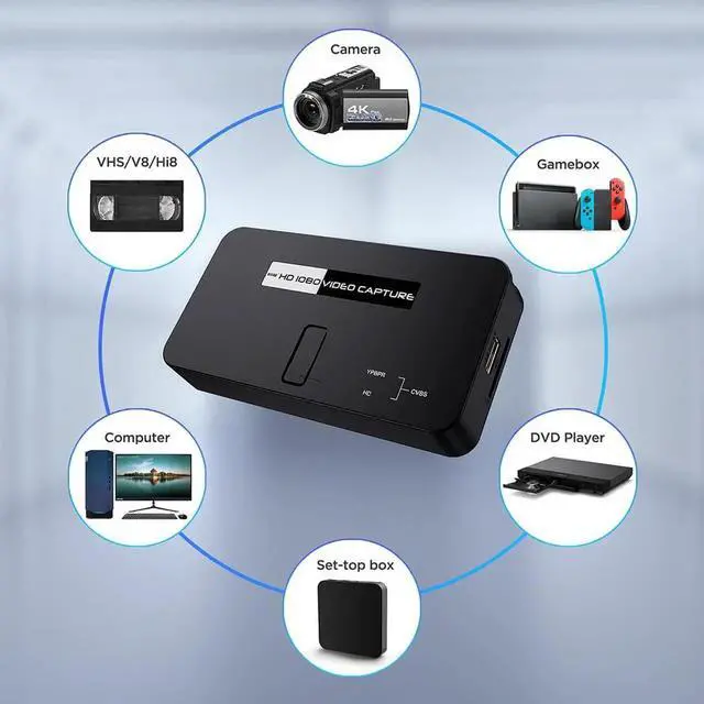 Alt view image 2 of 6 - JAENFONG For EZCAP 284 HDMI-compatible Video Capture Box 1080P HD Capture Card Adapter for XBOX PS3 PS4 TV Medical Online Live Streaming