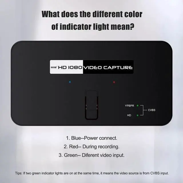 Alt view image 3 of 6 - JAENFONG For EZCAP 284 HDMI-compatible Video Capture Box 1080P HD Capture Card Adapter for XBOX PS3 PS4 TV Medical Online Live Streaming