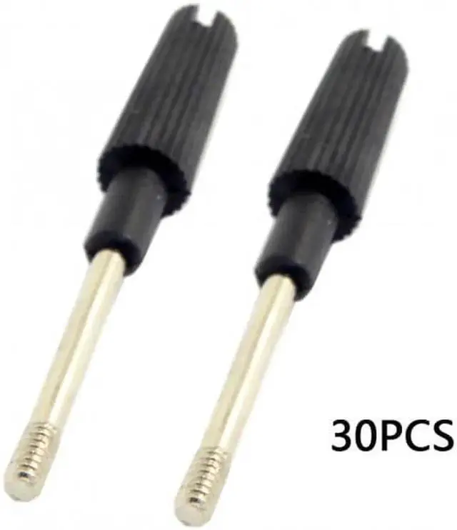 Alt view image 5 of 7 - JAENFONG 30pcs Thumb Screws #4-40 UNC 47mm Length Stainless Steel Overmold for Computer Cable