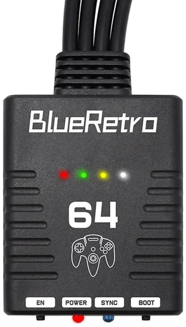 Alt view image 4 of 7 - Controller Adapter Bluetooth-compatible Multiplayer Wireless Controller Adapter Wireless Controller Adapter for N64 Console