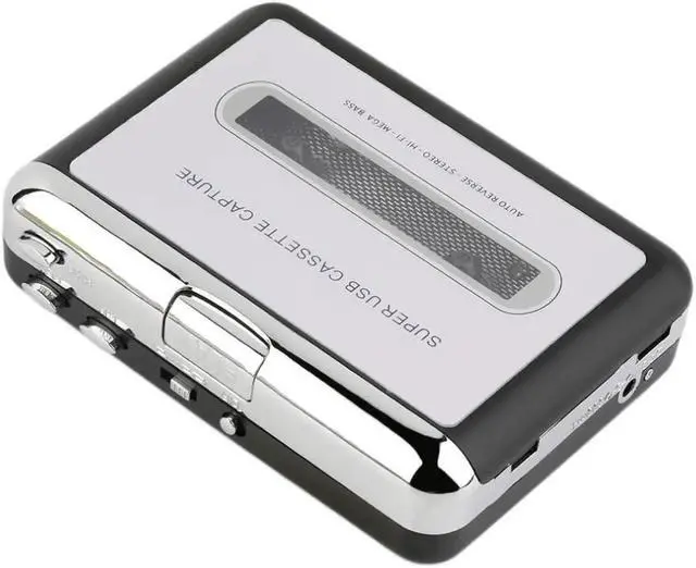 Alt view image 4 of 4 - JAENFONG USB Cassette Player Tape to PC Old Cassette to MP3 Format Converter Audio Recorder Capture Walkman with Auto Reverse