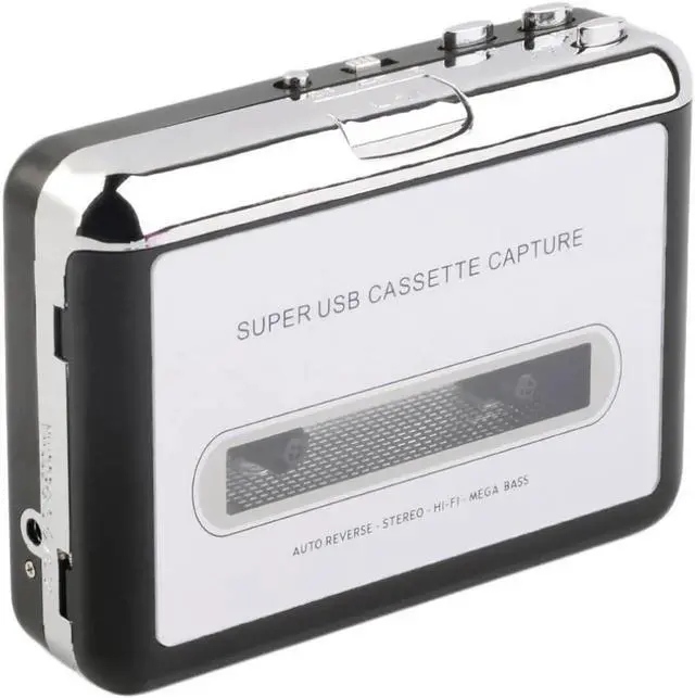 Alt view image 2 of 4 - JAENFONG USB Cassette Player Tape to PC Old Cassette to MP3 Format Converter Audio Recorder Capture Walkman with Auto Reverse
