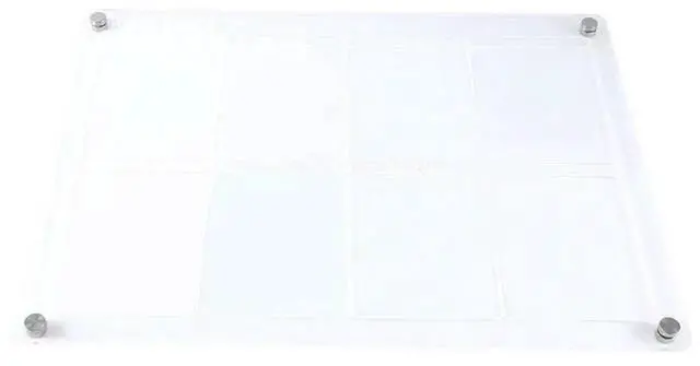 Alt view image 3 of 4 - Fridge Calendar Acrylic Whiteboard Weekly Planner Transparent Magnetic Erase Magnetic Easy To Use A