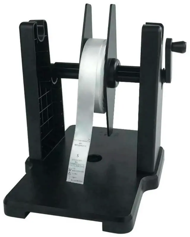 Alt view image 2 of 7 - el Rewinder Hand Crank Printer External Paper Holder Manual Winder Large Roll el Holder Stent Universal