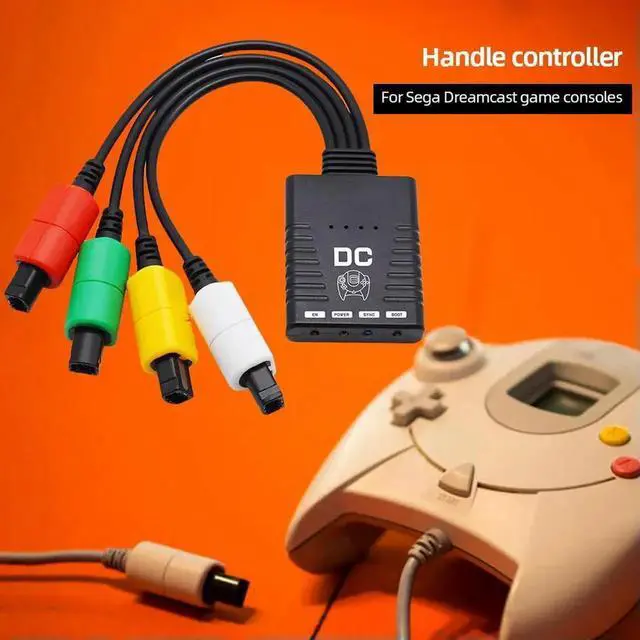 Alt view image 7 of 7 - BlueRetro Wireless Game Controllers Adapter Low Latency Gamepad Converter Adapter Controllers Adapter for SEGA DreamCast Console