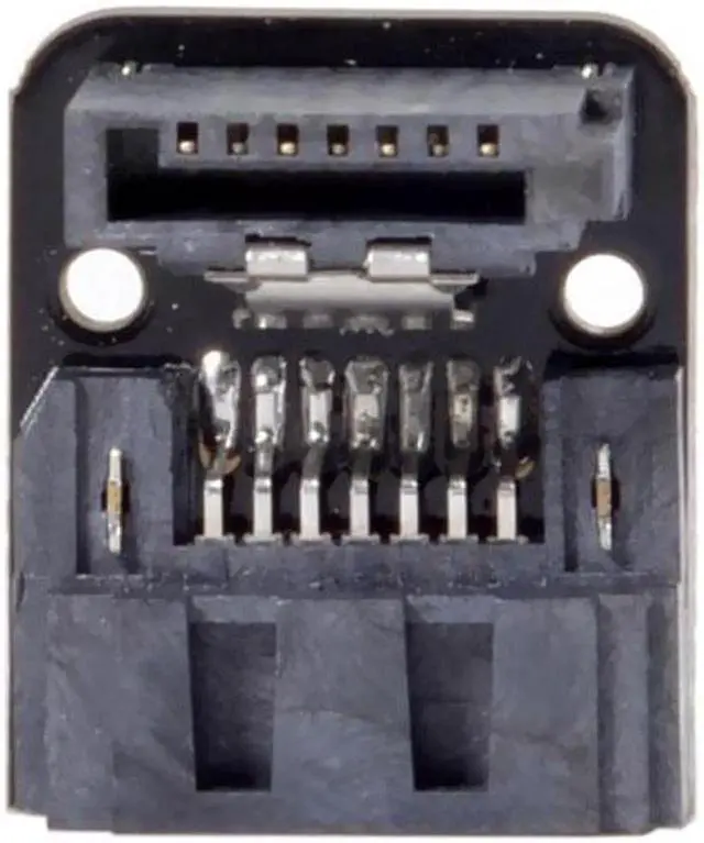 Alt view image 7 of 7 - JAENFONG SATA 7Pin Female to 7pin Male 90 Degree Down Angled Adapter Mainboard Motherboard for Desktops SSD HDD