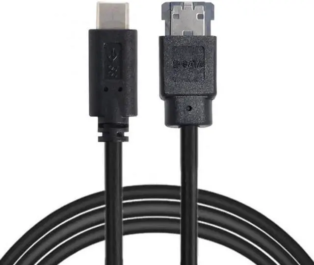 Main image of JAENFONG USB-C Type-C to Power Over eSATA DC5V Adapter USB3.0 to HDD/SSD/ODD eSATAp Converter