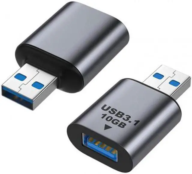 Main image of JAENFONG USB 3.0/3.1 Type A Female to USB 3.0/3.1 A Male Data Adapter 10Gbps Extension for Laptop Desktop