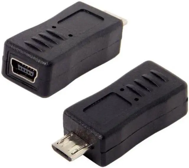 Alt view image 2 of 7 - JAENFONG Mini Size Micro USB 5Pin Male to Mini Female USB Data Charge Adapter for TabletCell Phone