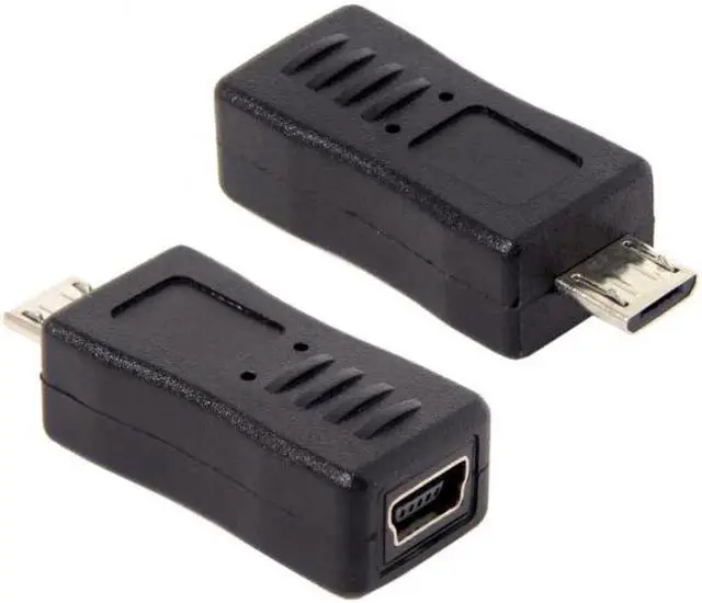 Alt view image 3 of 7 - JAENFONG Mini Size Micro USB 5Pin Male to Mini Female USB Data Charge Adapter for TabletCell Phone