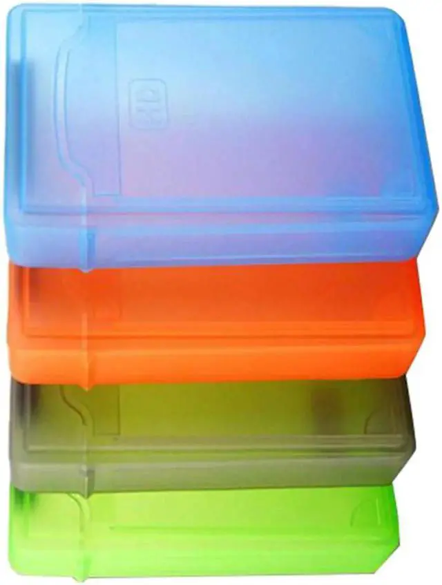 Alt view image 5 of 5 - JAENFONG 3.5 "Portable IDE Sata HDD External Case Hard Drive Case Hard Case Plastic Protection case ( 5 PCS)