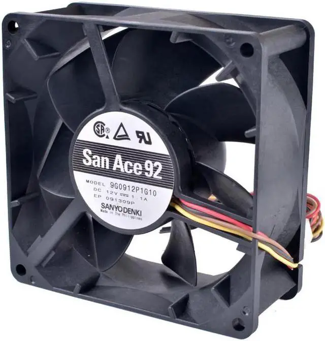 Alt view image 3 of 4 - 9G0912P1G10 9cm 9238 9038 90mm fan 12V 1.1A 4-wire 4pin PWM double ball bearing large air volume cooling fan