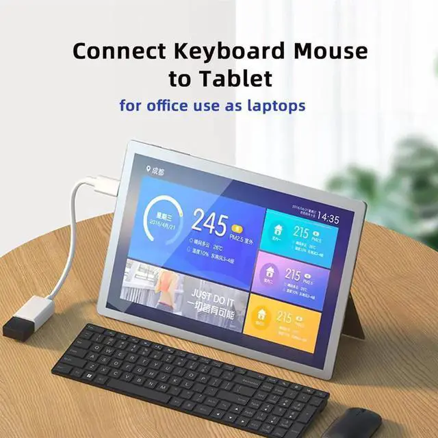 Alt view image 7 of 7 - JAENFONG USB C Hub Type C to Standard Type-A USB3.0 Female Adapter USB Extender Compatible with MacBook Laptop Tablet Phone