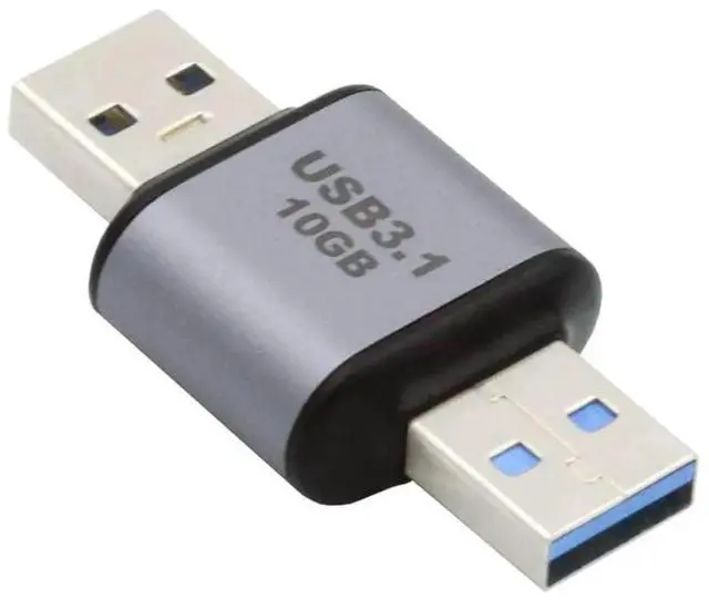 Alt view image 6 of 7 - JAENFONG 10Gbps USB 3.0/3.1 Type A Male to USB 3.0/3.1 A Male Data Adapter Extension for Laptop Desktop