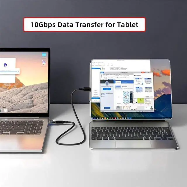 Alt view image 3 of 7 - JAENFONG 3pcs/Set USB-C Adapter Type-C Smart LED to USB3.2 Type-A Adapter OTG 10Gbps 40Gbps 120W 240W Data Fast Charging Tester Detector