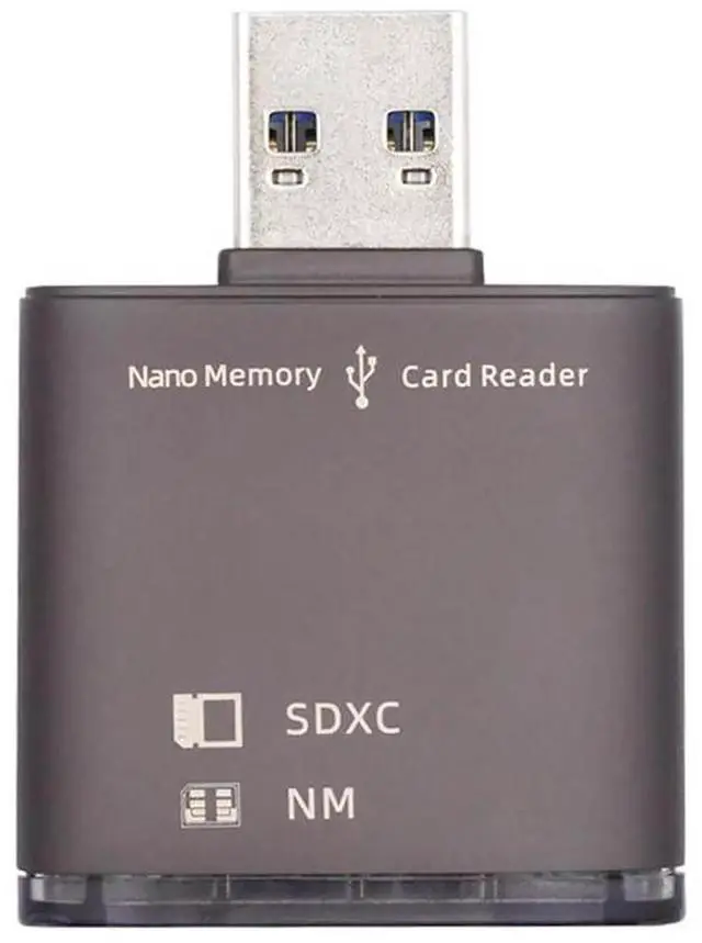Main image of JAENFONG USB 3.0 to NM Nano Memory Card & SD Card Reader Adapter with Dual Port Writer for Mate Seial Phone & Camera & Laptop