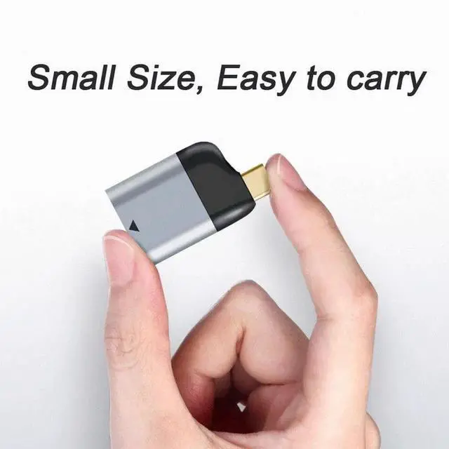 Alt view image 5 of 6 - JAENFONG Type C to Mini DP Displayport Converter Adapter USB-C 8K 4K 2K 60hz for Tablet & Phone & Laptop