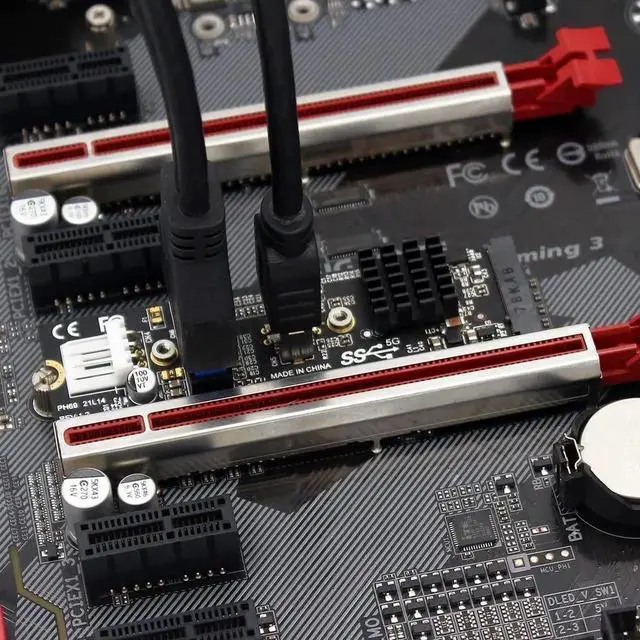 Alt view image 4 of 7 - JAENFONG 5Gbps Type-E USB 3.1 Front Panel Socket & USB 2.0 to NVME NGFF M-Key Express Card Adapter for Motherboard