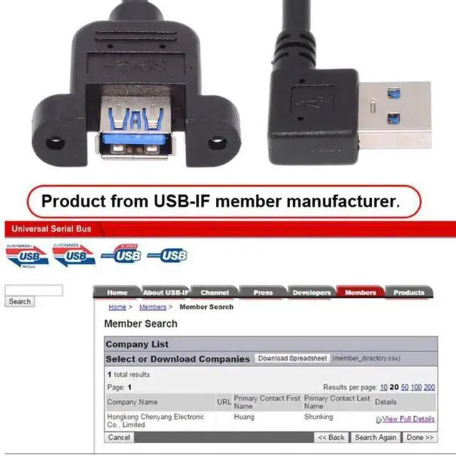 Alt view image 4 of 7 - JAENFONG Left Angled USB 3.0 90 Degree Connector Extension Cable Data Adapter Converter Cord for Printer Scanner AIO 30cm