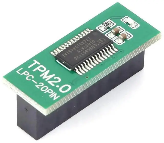 Main image of JAENFONG TPM 2.0 Trusted Platform Module LPC-20PIN Motherboard Card 11 Upgrade Test Replacement Parts for