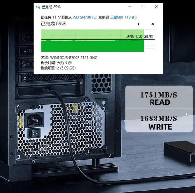 Alt view image 7 of 7 - JAENFONG 20Gbps USB 3.2 Gen2 Type-C USB-C to PCI-E 4X Express Card Adapter for Desktop Motherboard