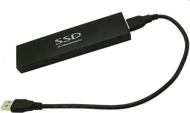 Main image of JAENFONG USB 3.0 External Enclosure Case for 18 Pin SSD from 2010-2011 MacBook Air A1369 A1370 1375 A1377 MC505 MC506