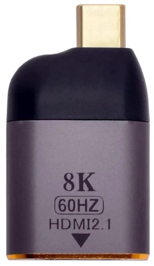 Alt view image 2 of 7 - JAENFONG USB4 USB-C Type-C Source to Female HDMI 2.0 Display 8K 60HZ UHD 4K HDMI Male Monitor Adapter