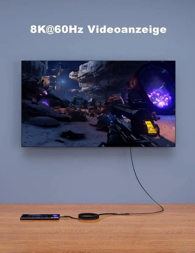 Alt view image 5 of 7 - JAENFONG USB 4 Type-c Male to Female Extension Cable Ultra HD 8K@60Hz 240W Charging 40Gbps Data Transfer Compatible with External SSD eGPU USB4 Extension Cable 1.65Ft, Thunderbolt 3 & 4