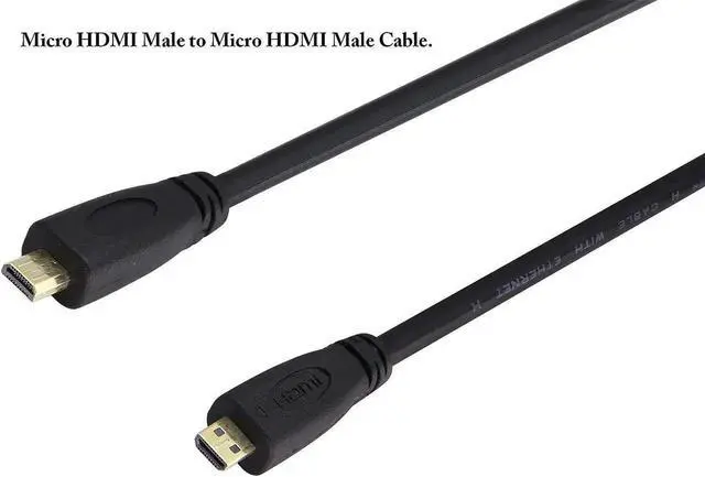 Alt view image 2 of 7 - JAENFONG Micro hdmi Type d to Micro hdmi Cable,High Speed 4k Micro to Micro HDMI Male HD Video Connection line,Connect Smart Phones, Tablets, Cameras,Other Equipment.(M/M 30cm)(D/D)