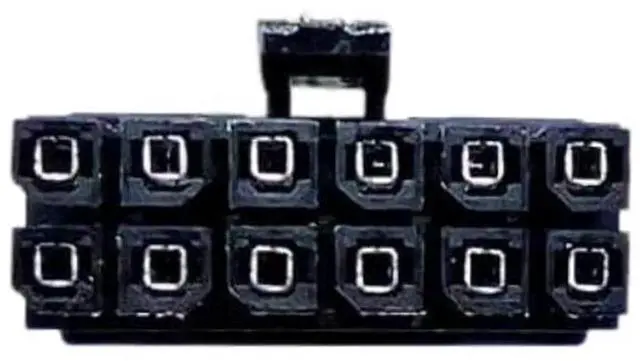 Alt view image 4 of 6 - JAENFONG  for NVIDIA GeForce RTX 30 Series GPU E VGA Seasonic Modular PSUs Power Adapter Cable Dual PCIe 8 Pin Male to Mini 12 Pin PCIE Power Modular Cable 12-inch(30cm)