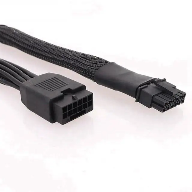 Alt view image 2 of 3 - JAENFONG PCIe 5.0 Extension Cable, 16AWG ATX 3.0 12VHPWR PCIE Cable, 600W Female to Male 16 (12+4) Pin PCIE5 Cable for RTX 4090TI, 4080TI, 3090TI