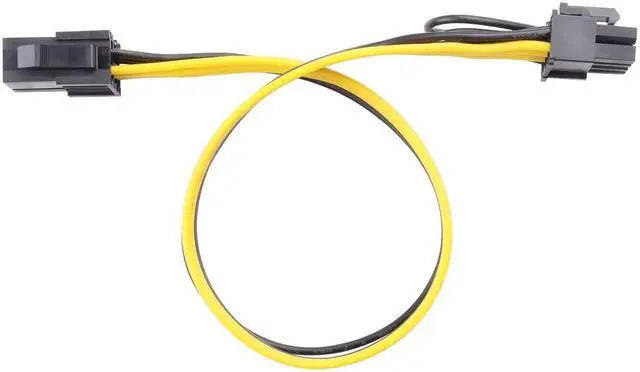 Alt view image 4 of 5 - JAENFONG 6 Pin Female to 8 Pin (6+2) Male PCI Express GPU Power Supply PCIe Adapter Cable, Computer Suitable Cable(Pack of 2)